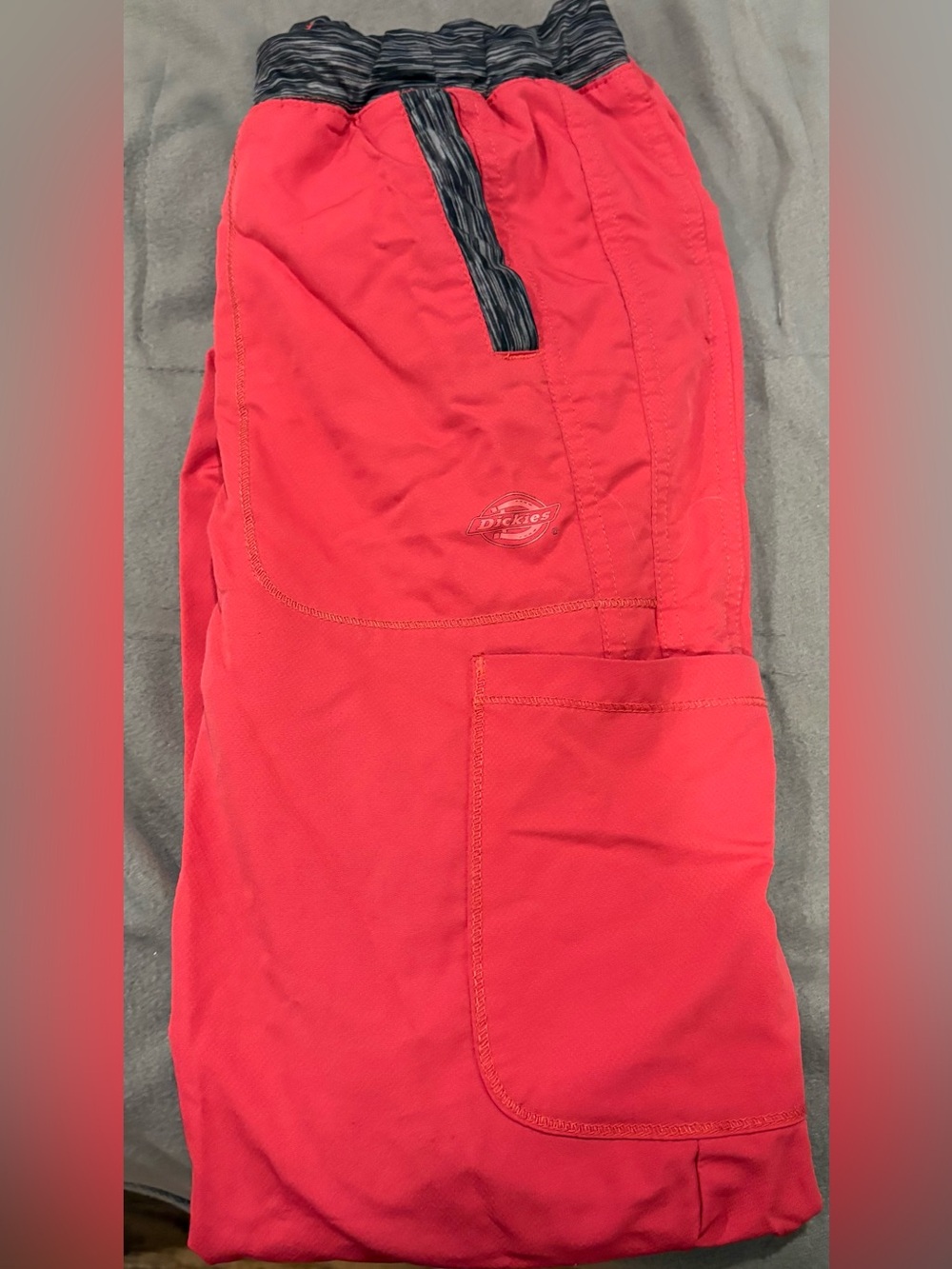 Dickies pink jogger scrub bottoms